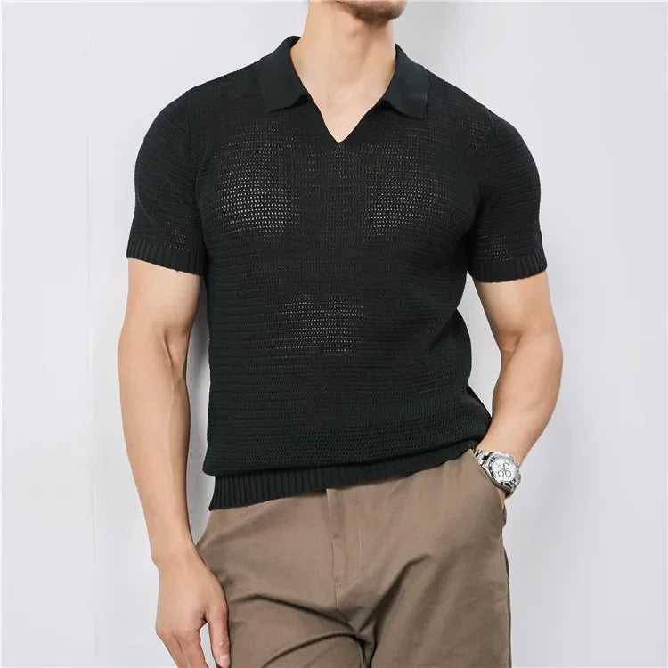 Tidepoint Open Weave Polo