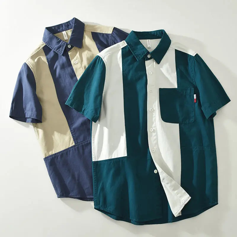 Larkspur Panel Pop Short Sleeve