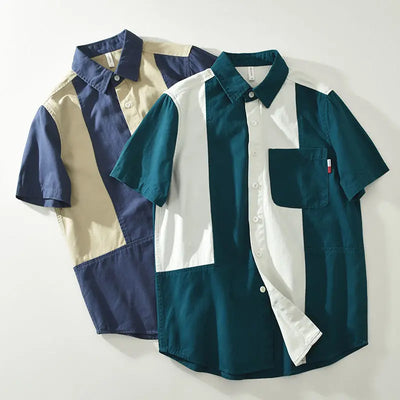 Larkspur Panel Pop Short Sleeve