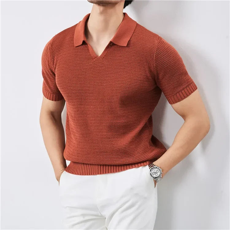 Tidepoint Open Weave Polo