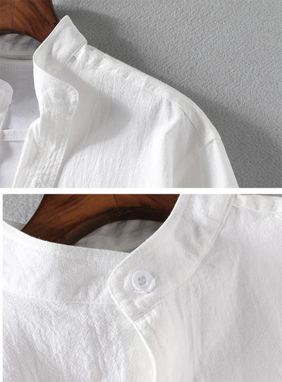 Arroyo Roll Sleeve Cotton Shirt