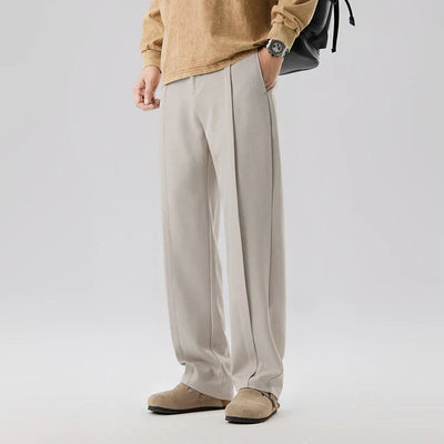 Randolph Straight Leg Pleated Pant