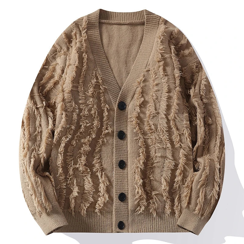 La Salle Heavy Brushed Cardigan