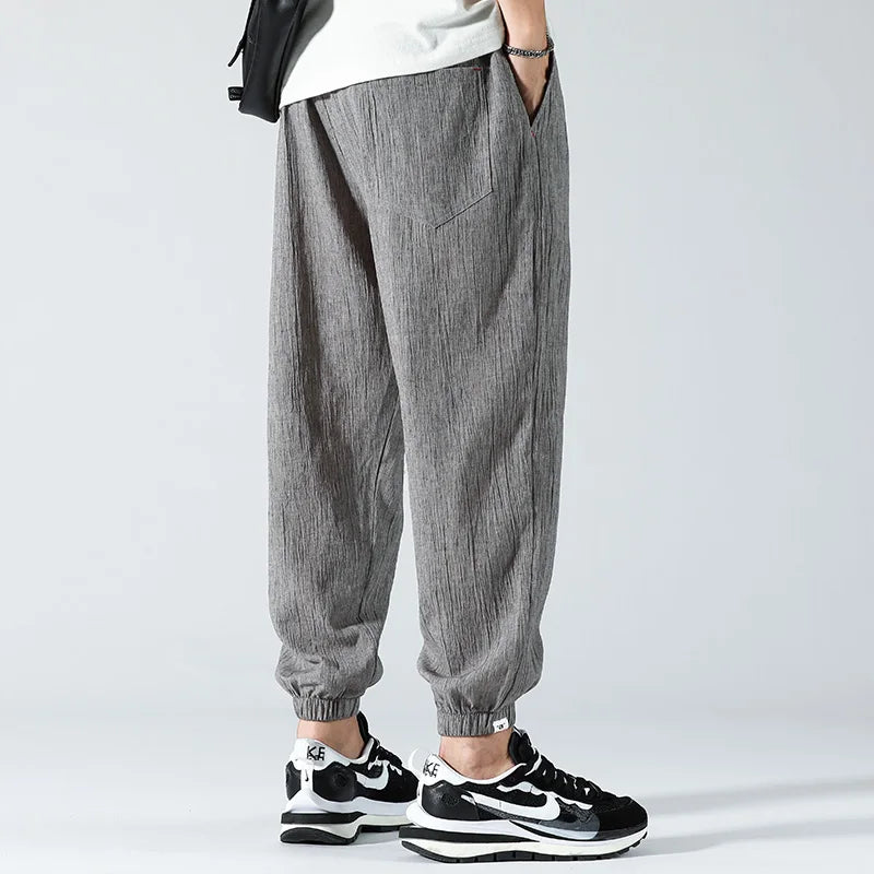 Elliot Relaxed-Fit Linen Pant