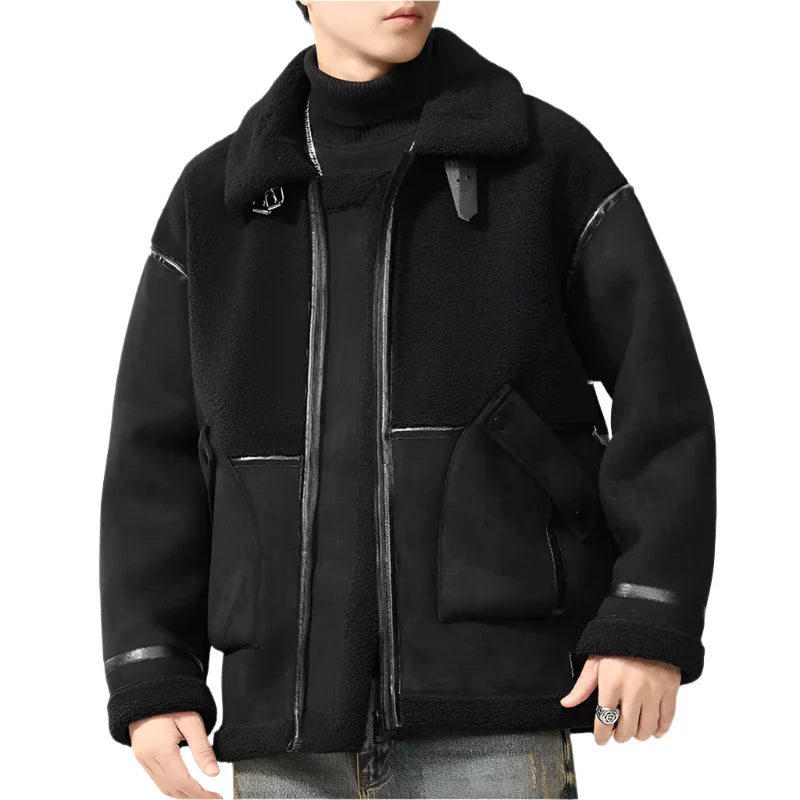 Derrington Spliced Suede Jacket