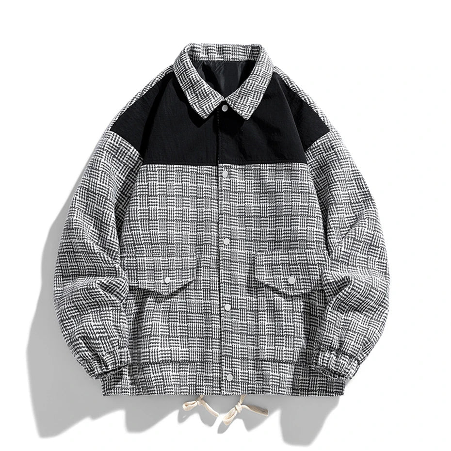 Bastion Houndstooth Plaid Jacket