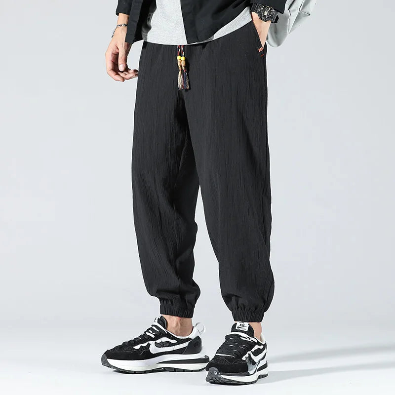 Elliot Relaxed-Fit Linen Pant
