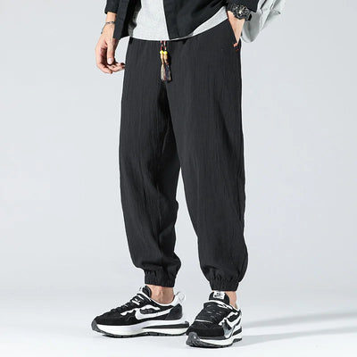 Elliot Relaxed-Fit Linen Pant