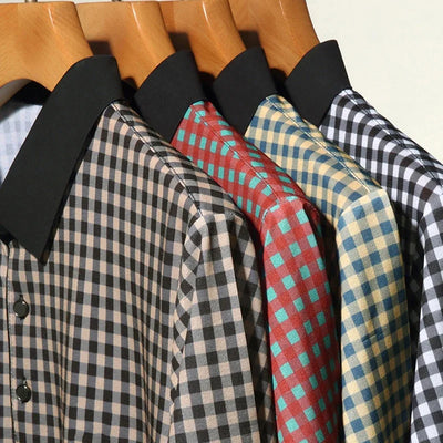 Oxford Grid Plaid Polo