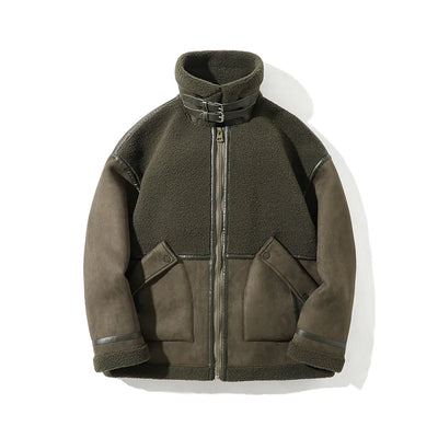 Derrington Spliced Suede Jacket