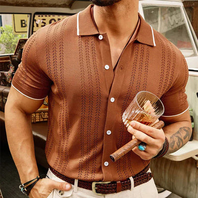 Samuel Stitch Embroidered Button-Up