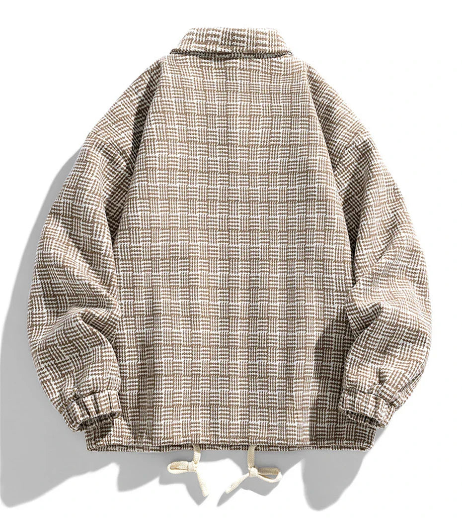Bastion Houndstooth Plaid Jacket