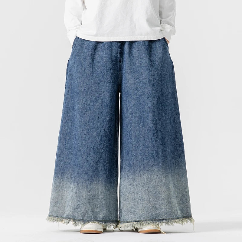 Higgins Baggy Ombré Washed Jeans