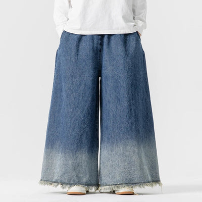 Higgins Baggy Ombré Washed Jeans