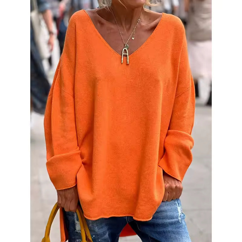 Paula | Modern V-Neck Blouse