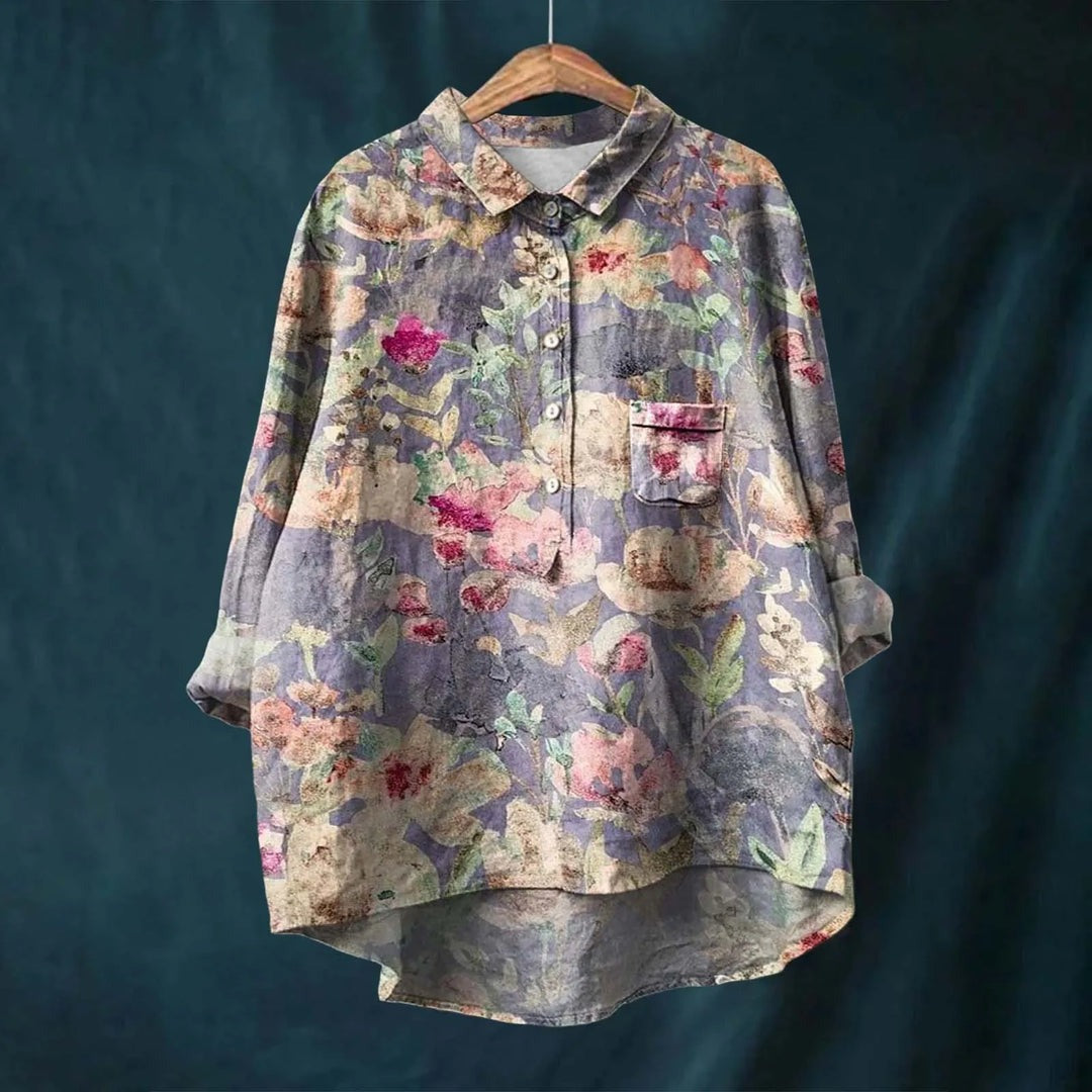 Rosemarie | French Vintage Floral Blouse