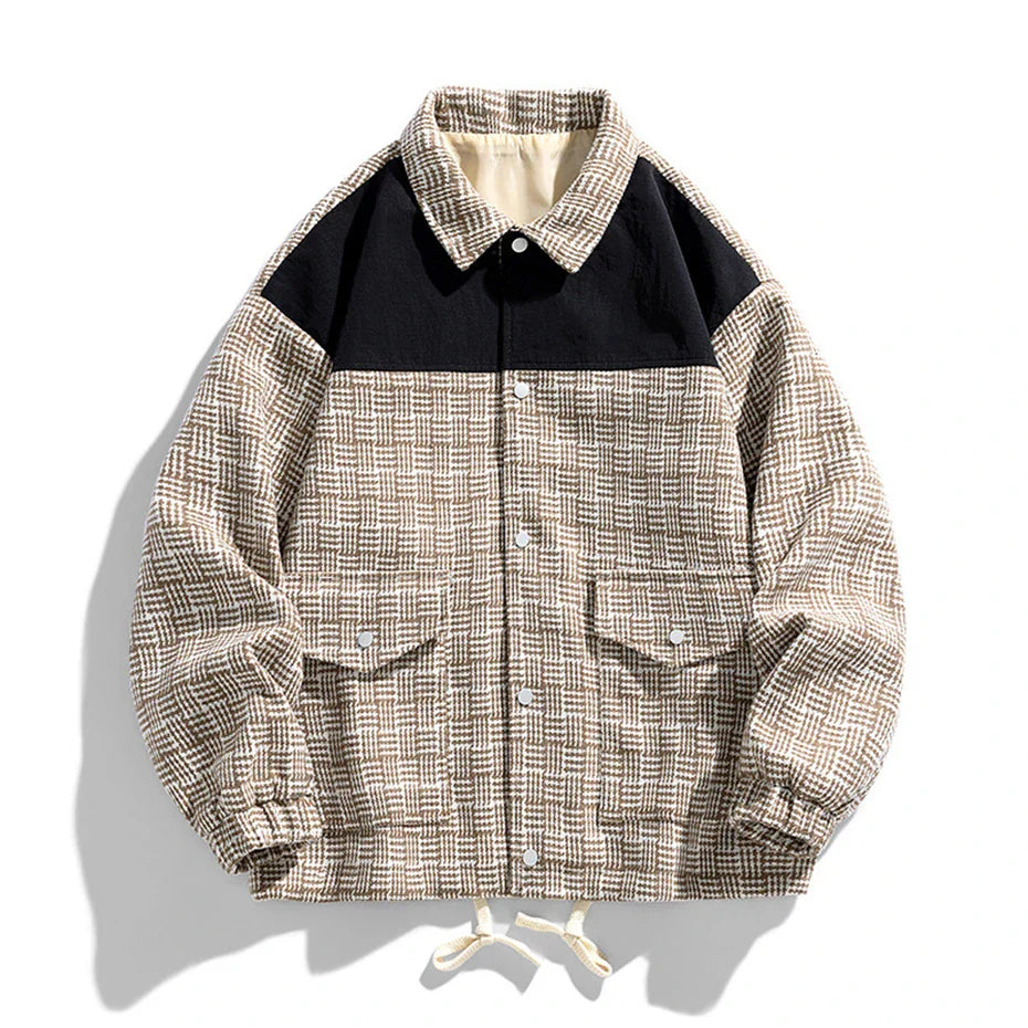 Bastion Houndstooth Plaid Jacket