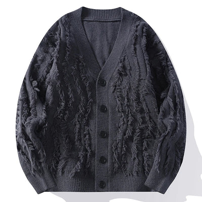 La Salle Heavy Brushed Cardigan