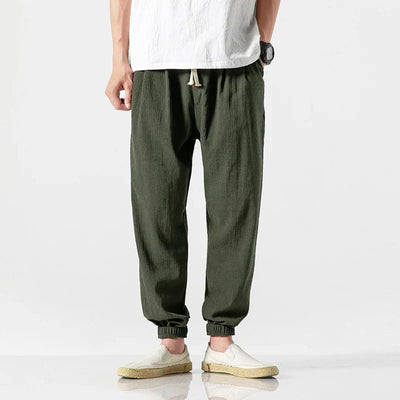 Austin Airy Linen Drawstring Pants