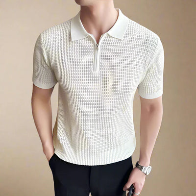 Emeline Classic Zip Polo Shirt