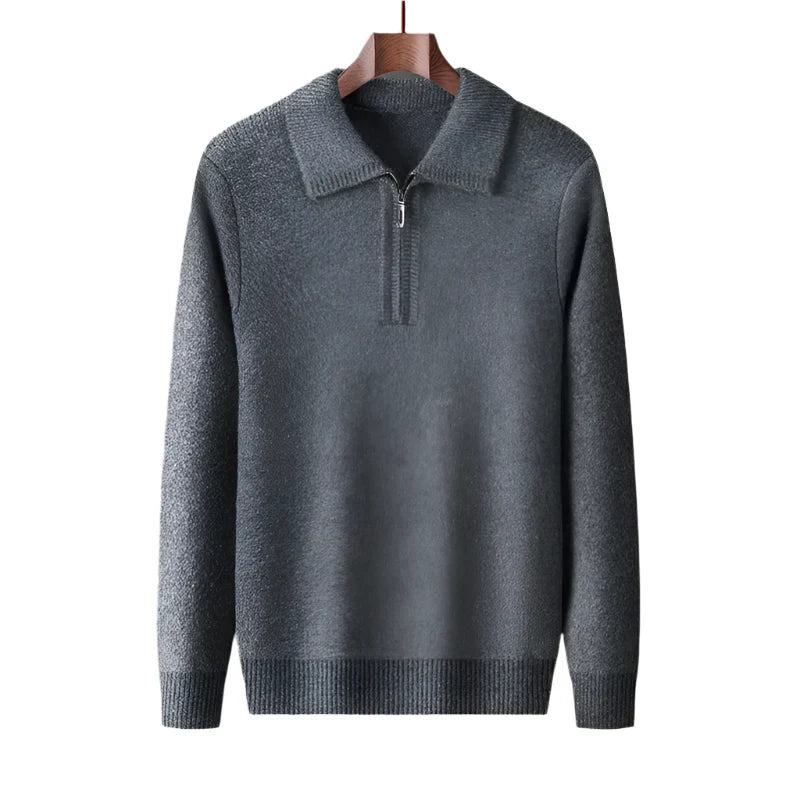 Zael Cashmere Quarter-Zip