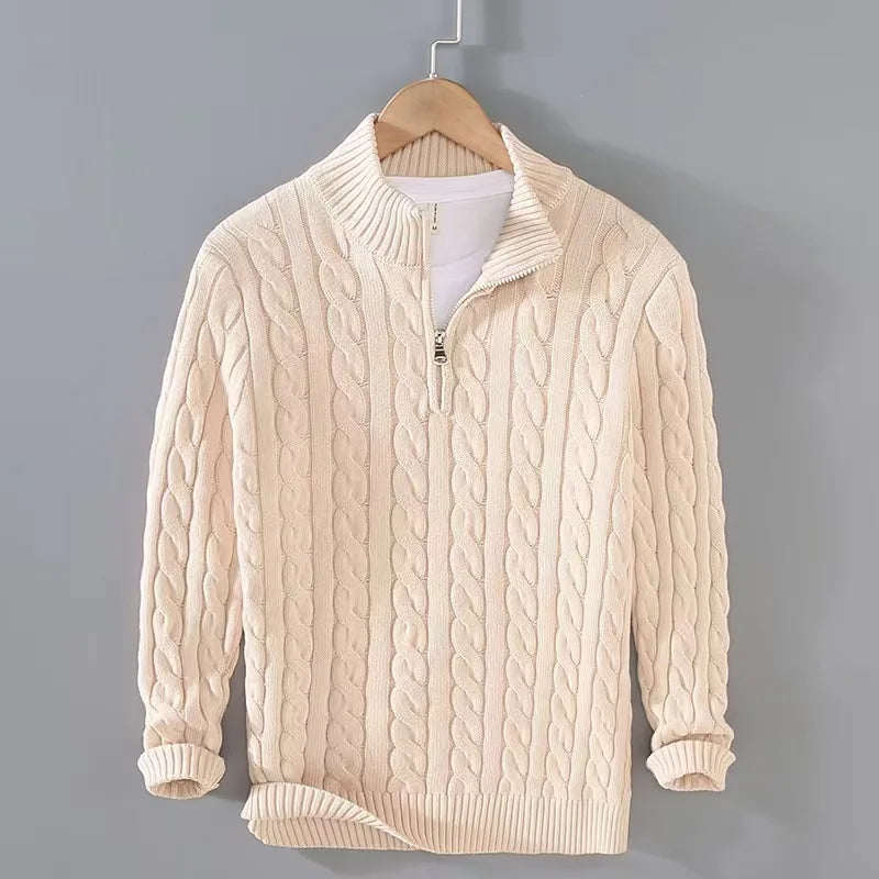 Lavelle Cable Knit Quarter Zip
