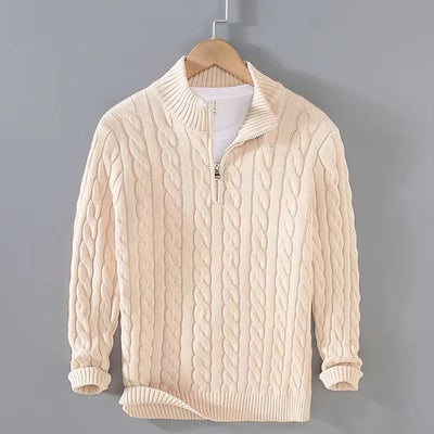 Lavelle Cable Knit Quarter Zip