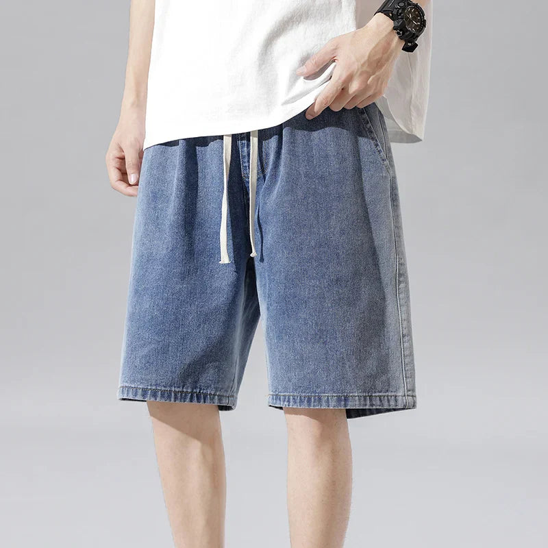 Fairmont Drawstring Denim Shorts