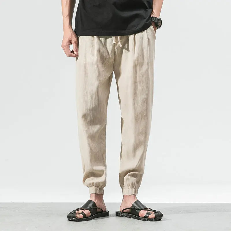 Austin Airy Linen Drawstring Pants