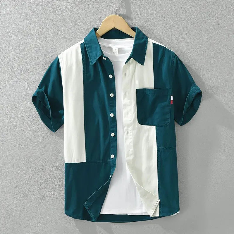 Larkspur Panel Pop Short Sleeve