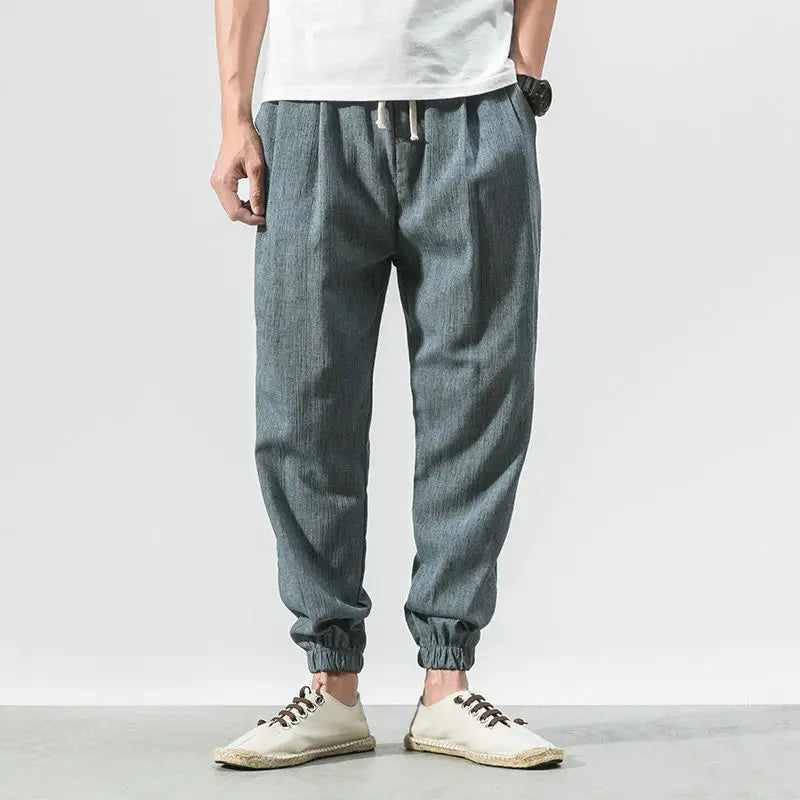 Austin Airy Linen Drawstring Pants