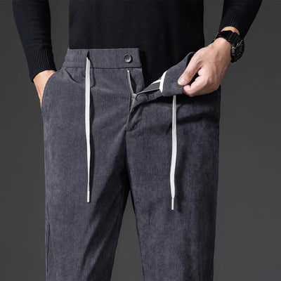 Afonso Corduroy Drawstring Slacks