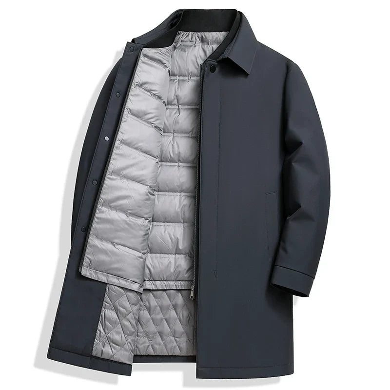 Hayes Duck Down 2-in-1 Trench Coat