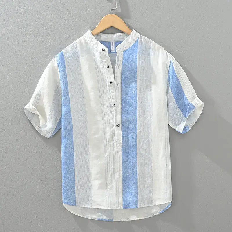 Seaborn Striped Half-Placket