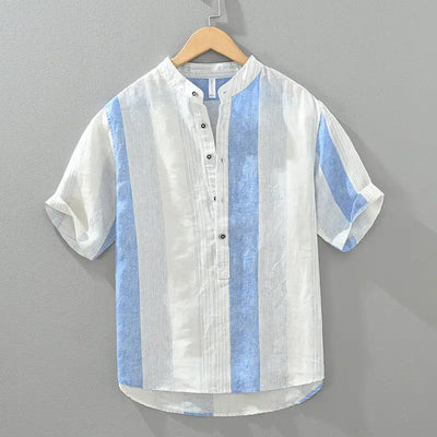 Seaborn Striped Half-Placket
