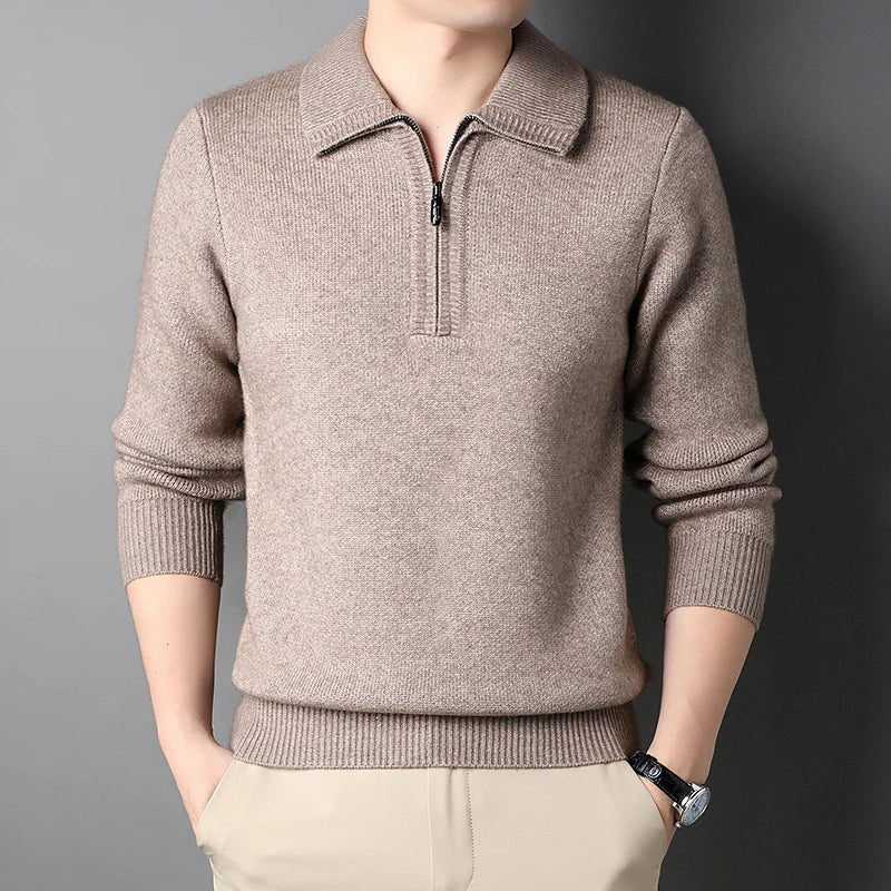 Zael Cashmere Quarter-Zip