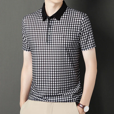 Oxford Grid Plaid Polo