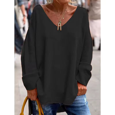 Paula | Modern V-Neck Blouse