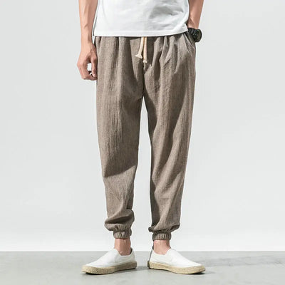 Austin Airy Linen Drawstring Pants