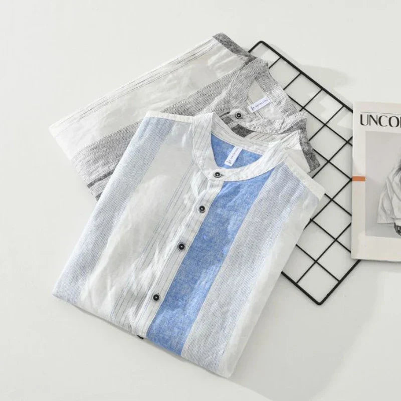 Seaborn Striped Half-Placket