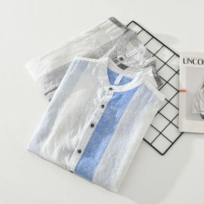 Seaborn Striped Half-Placket