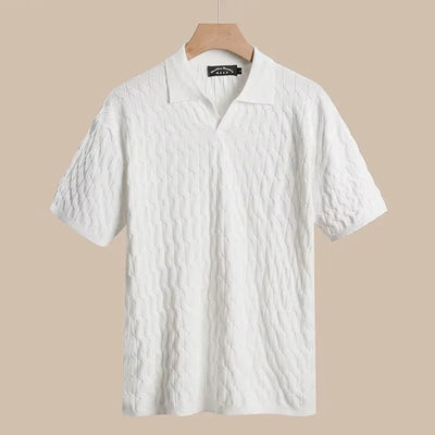 Virtuoso Ribbed Slim-Fit Polo