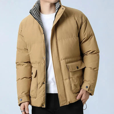 Hastings Houndstooth Trimmed Parka