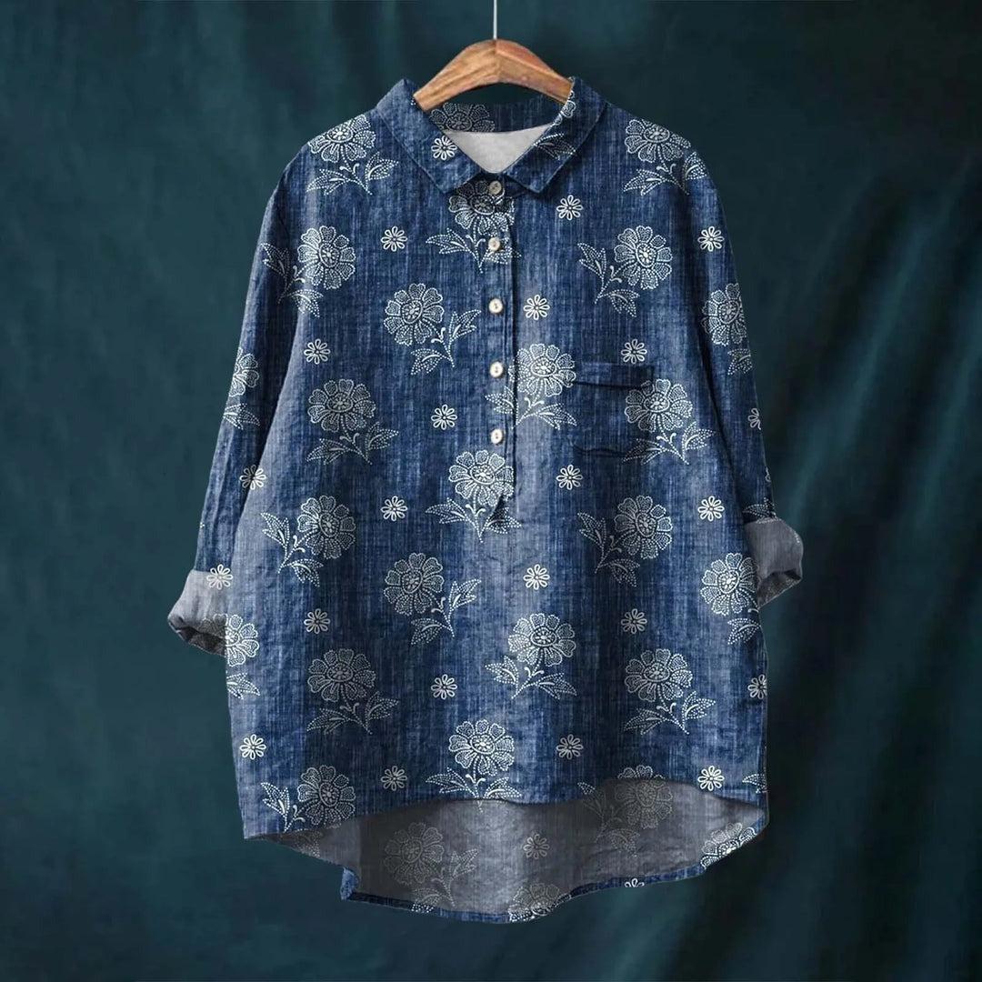 Rosemarie | French Vintage Floral Blouse