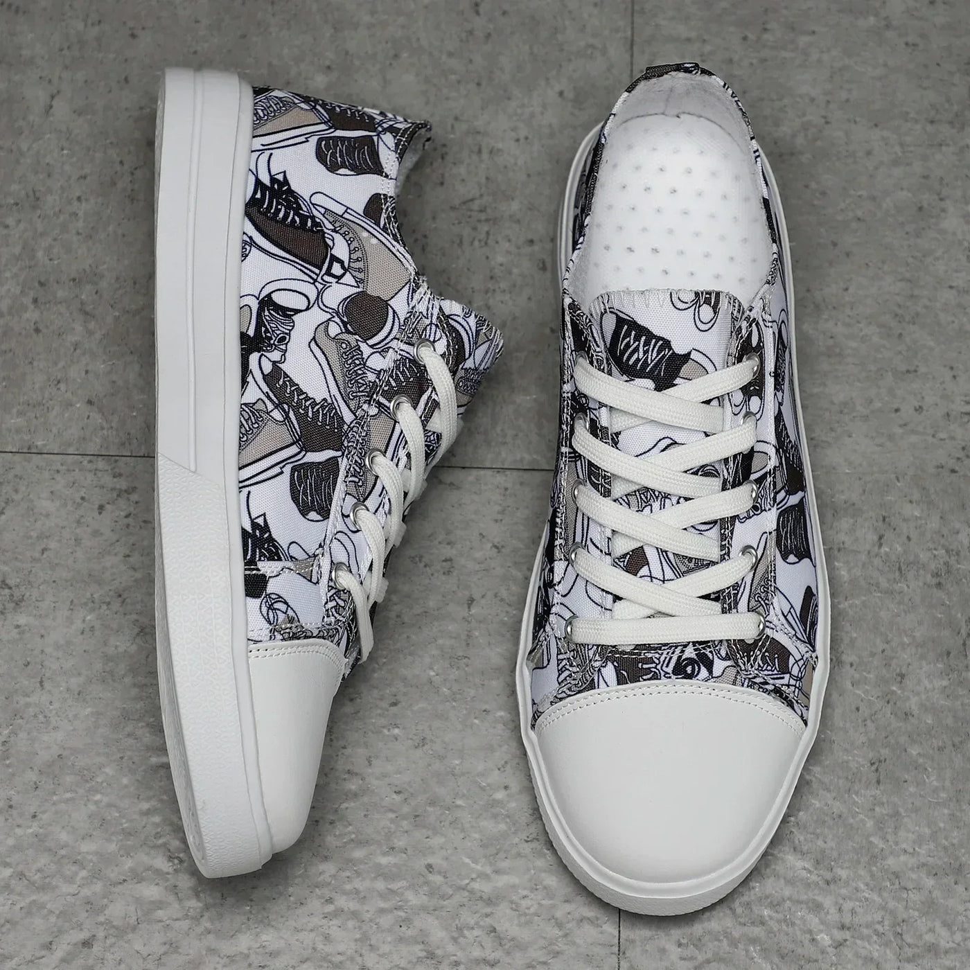 Doodle Mesh Sneakers