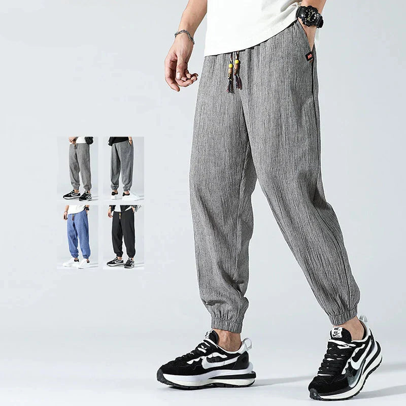 Elliot Relaxed-Fit Linen Pant