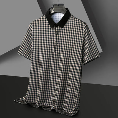 Oxford Grid Plaid Polo