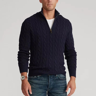 Lavelle Cable Knit Quarter Zip