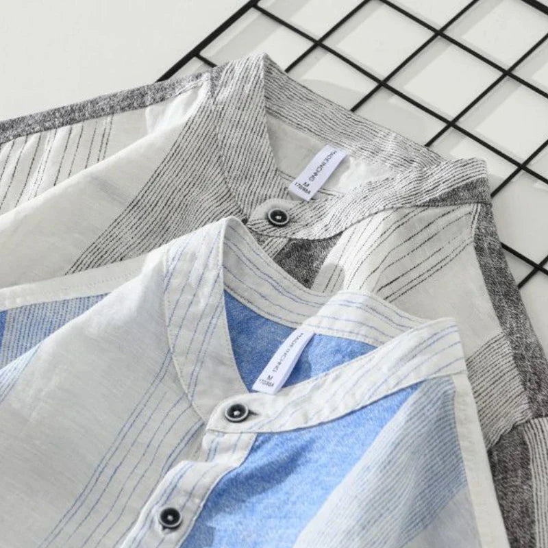 Seaborn Striped Half-Placket