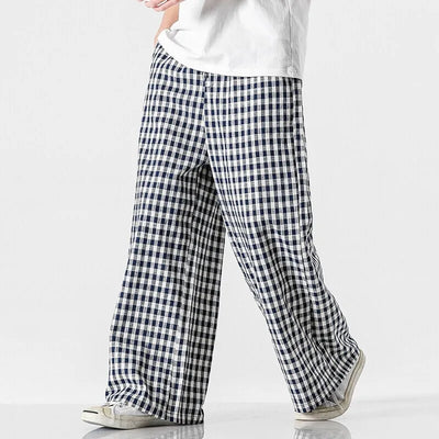 Gingham Check Trousers